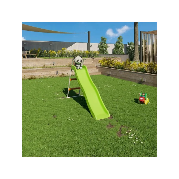 Toboggan de glisse pour enfant 1,73m Structure métallique costaud