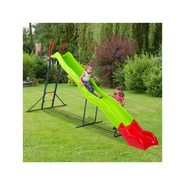 Toboggan enfant 3,80m XXXL Structure métallique costaud