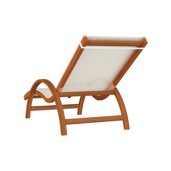 Transat de jardin 1 personne en peuplier Bain de soleil transat jardin transat extérieur chaise longue jardin