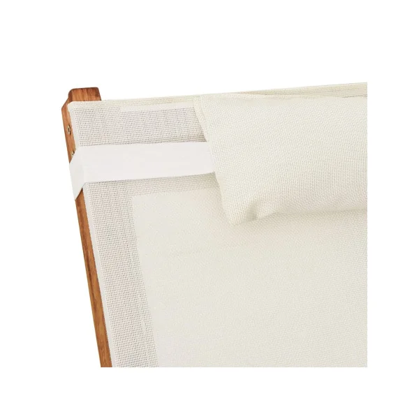 Transat de jardin 1 personne en peuplier Bain de soleil transat jardin transat extérieur chaise longue jardin