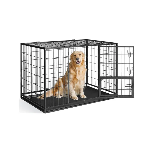 Très Grande Cage chien Cage chat avec bac récupérateur