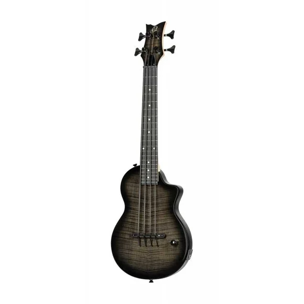 UKULELE BASSE ELECTRO ORTEGA, NEO, GRIS TRANSPARENT
