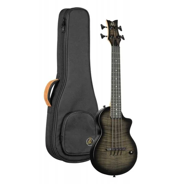 UKULELE BASSE ELECTRO ORTEGA, NEO, GRIS TRANSPARENT