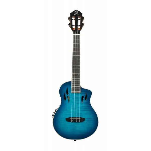 UKULELE TENOR ELECTRO ORTEGA, TOUPLAYER ERABLE FLAMME