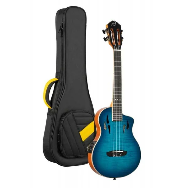 UKULELE TENOR ELECTRO ORTEGA, TOUPLAYER ERABLE FLAMME