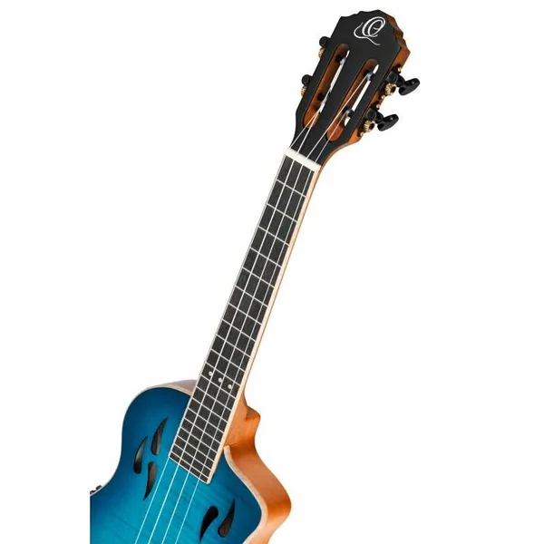 UKULELE TENOR ELECTRO ORTEGA, TOUPLAYER ERABLE FLAMME