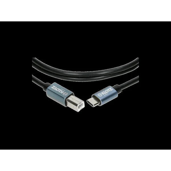 USB 2.0 Câble noir 5m, Plug C - Plug B / 480Mb, 2.5W