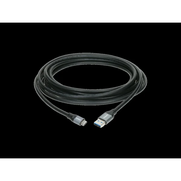 USB 3.1 Câble noir 0,5m, Plug A - Plug C / 10G, 60W