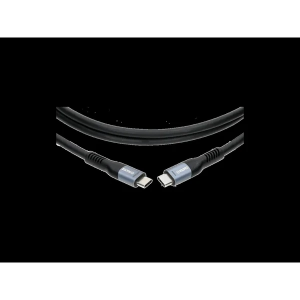 USB 3.2 Câble noir 0,5m, Plug C - Plug C / 20G, 100W, 4K@60Hz