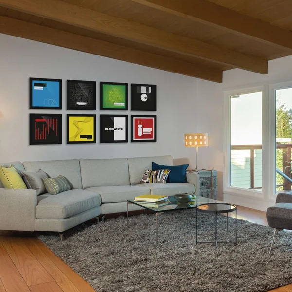 Vinyl Frame Set black