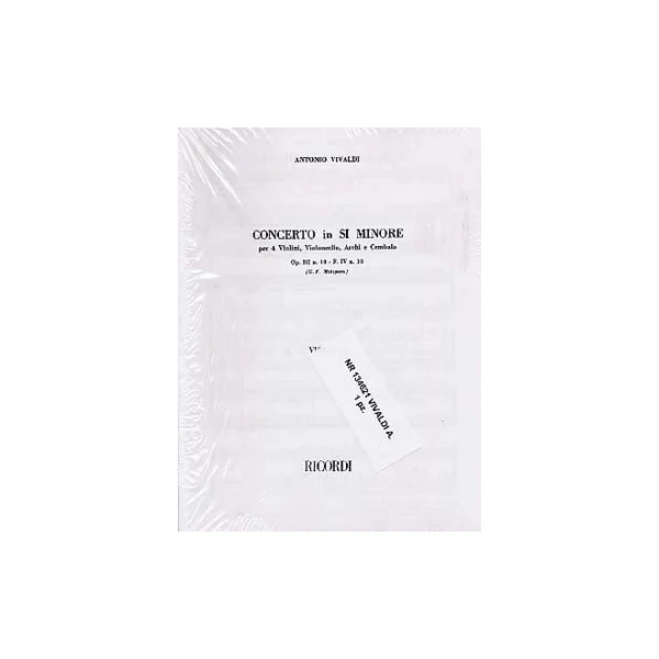 Vivaldi A. Concerto OP 3 L'estro Armonico N°10 Ensemble Cordes
