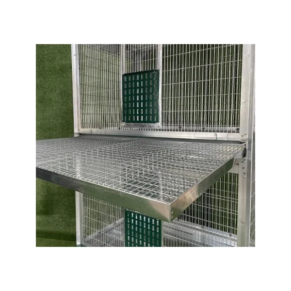 Volière Double pour perruche ondulée inséparable canari Volière extérieure 2 étages