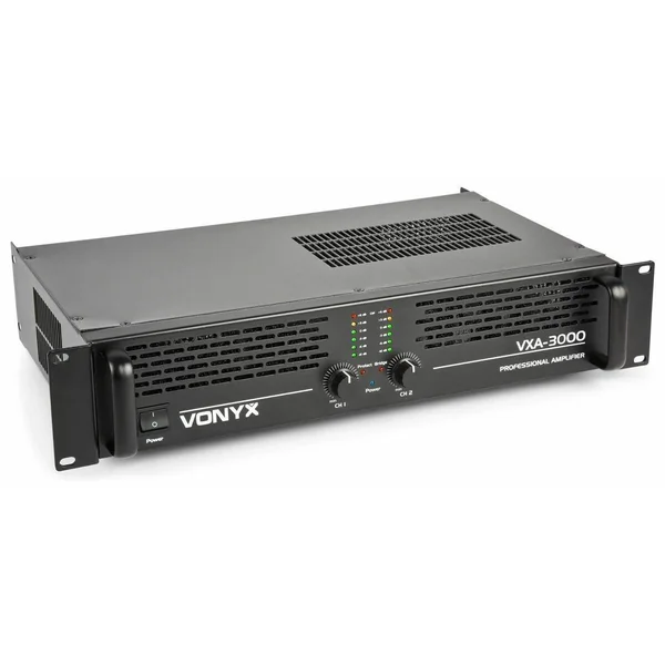 Vonyx 2000W - Kit Sono DJ - Subwoofer avec Amplificateur et Câbles