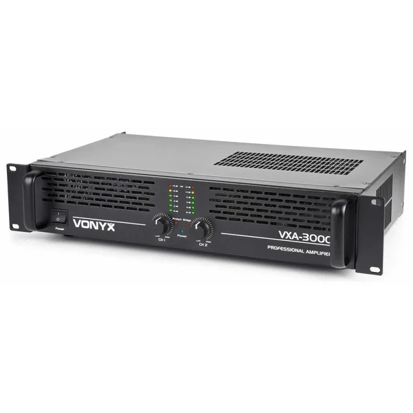 Vonyx 2000W - Kit Sono DJ - Subwoofer avec Amplificateur et Câbles