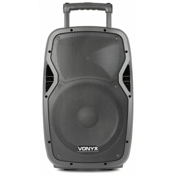 Vonyx AP1200PA - Enceinte Sono Portable avec Micros, 600W, BT/USB/SD/MP3