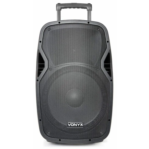 Vonyx AP1500PA - Enceinte Sono Portable avec Micros, 800W, BT/USB/SD/MP3