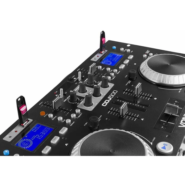 Vonyx CDJ500 - Double Lecteur CD/MP3/USB/Mixeur avec Bluetooth