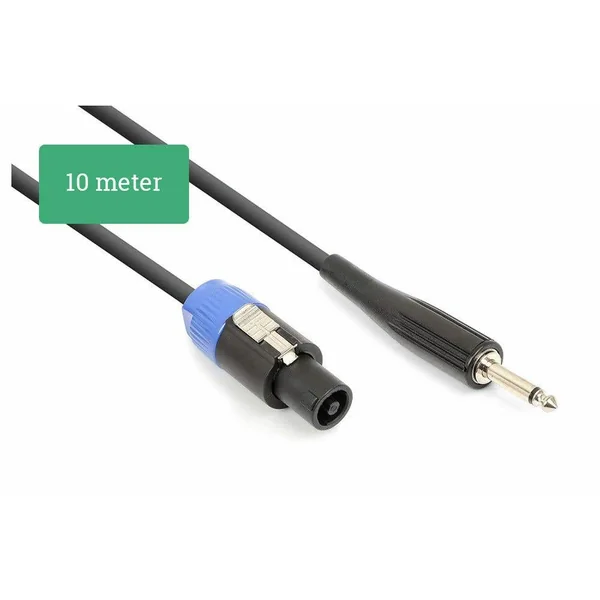Vonyx Câble Audio Cordon Haut-Parleur NL2 - Jack 6,35 - 10m