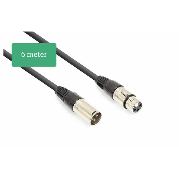 Vonyx Câble Audio Cordon XLR Mâle/XLR Femelle - 6m