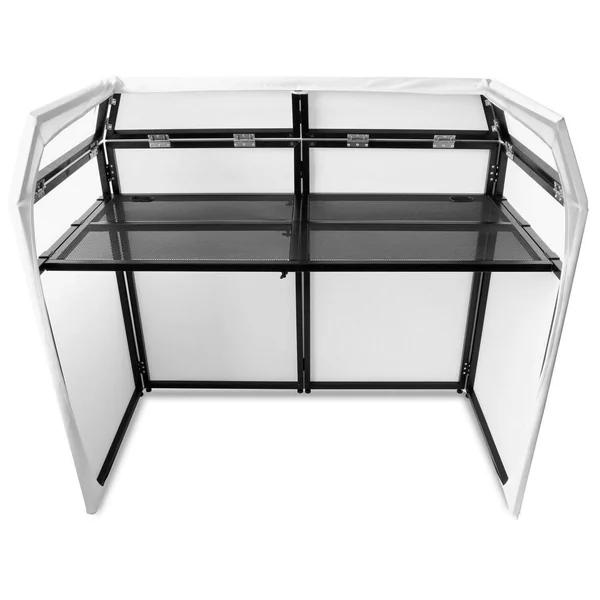 Vonyx DB3 Pro Stand DJ Dépliable 4 Panneaux avec Sacoches de Transport - 150 cm