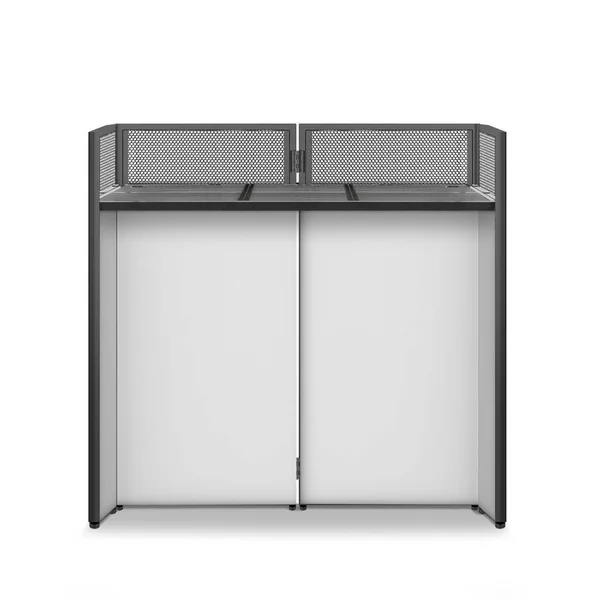Vonyx DB4 Pro Stand DJ Repliable 4 Panneaux avec Structure, Toiles et Sacoches - 110 cm