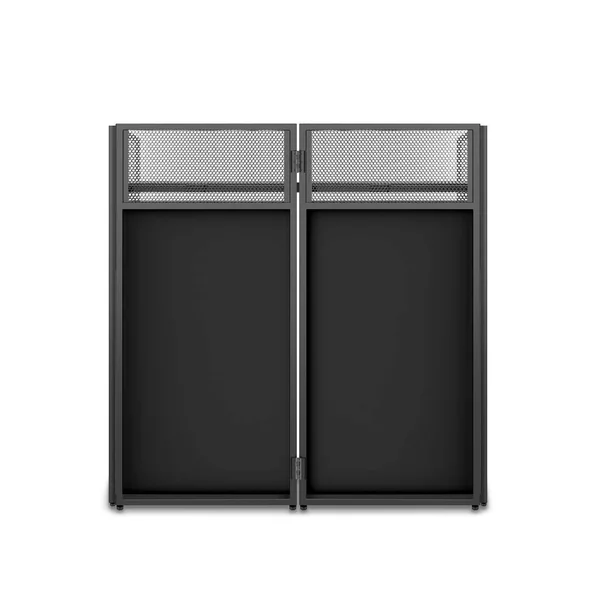 Vonyx DB4 Pro Stand DJ Repliable 4 Panneaux avec Structure, Toiles et Sacoches - 110 cm