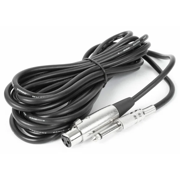 Vonyx DM57A - Microphone Dynamique Professionnel avec Filtre Anti-Pop - Noir
