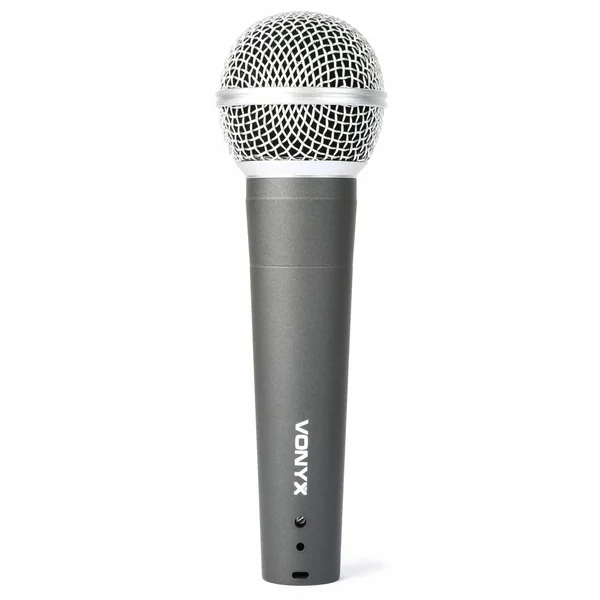 Vonyx DM58 - Microphone Dynamique Professionnel avec Cordon de 5 Mètres - Noir