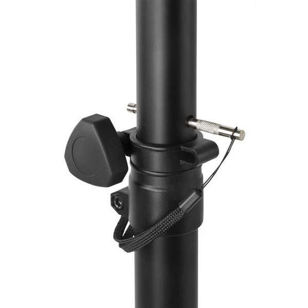 Vonyx LS01 - Pied d'Enceinte Réglable, Hauteur 110 à 175 cm - Noir, Charge Maximale 30 kg