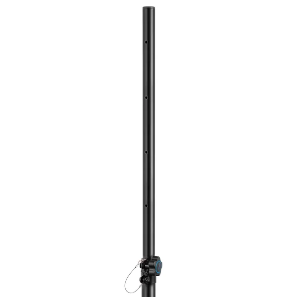 Vonyx LS04 - Pied d'Enceinte Professionnel, Hauteur 136 à 200 cm - Noir, Charge Maximale 80 kg