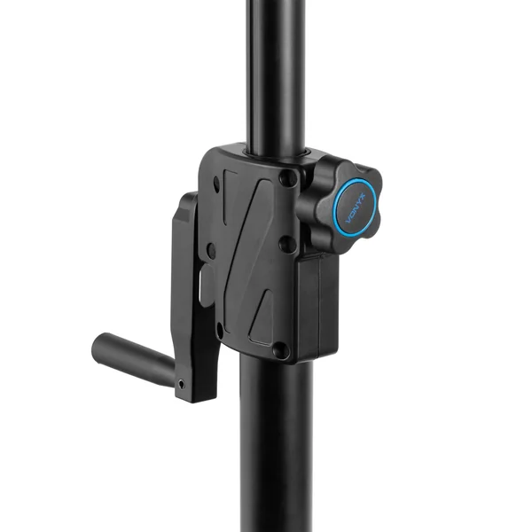 Vonyx LS93 - Pied d'Enceinte Professionnel Télescopique, Hauteur 134 à 205 cm - Noir, Charge Maximale 70 kg