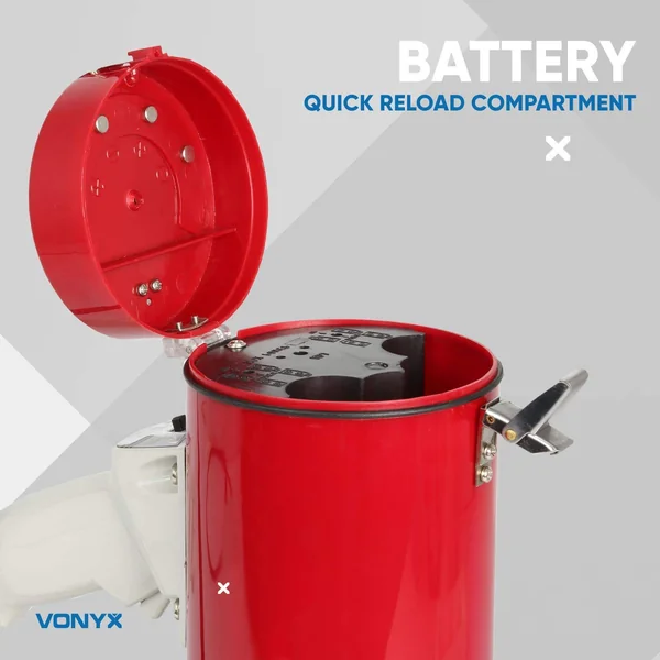 Vonyx MEG050 Kit Mégaphone Transportable 50W - avec 8 Piles