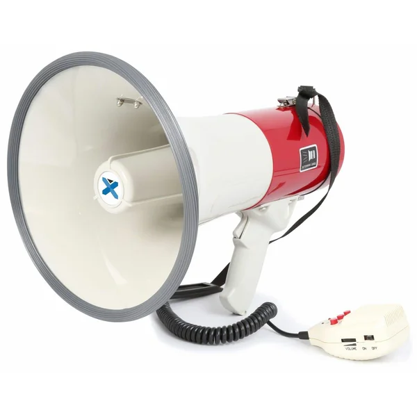 Vonyx MEG050 Kit Mégaphone Transportable 50W - avec 8 Piles