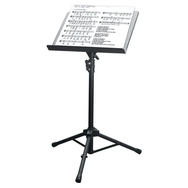 Vonyx MSS01 - Pupitre Réglable, 3 Pieds, Robuste, Inclinable et Léger