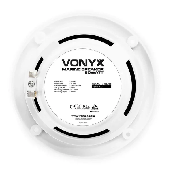 Vonyx MSV50 - 2 Haut-Parleurs Résistants à l'Eau 8 Ohms