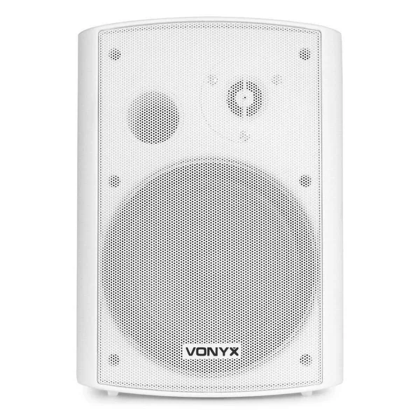 Vonyx ODS65W - Enceintes 2 Voies 120 Watts - Blanc