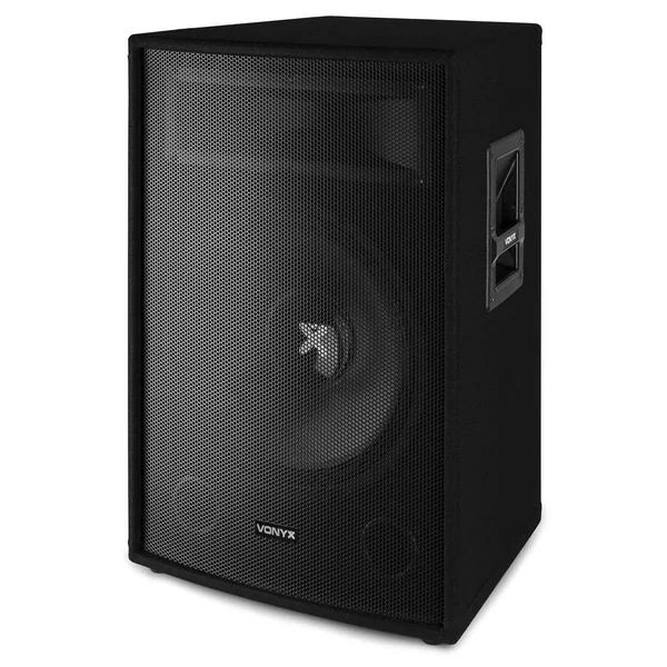 Vonyx SL15 - Enceinte Sono Passive, Puissance de 800 Watts, Woofer de 15 Pouces, Poignées Intégrées