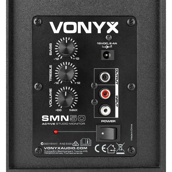 Vonyx SMN50B Enceintes Monitoring