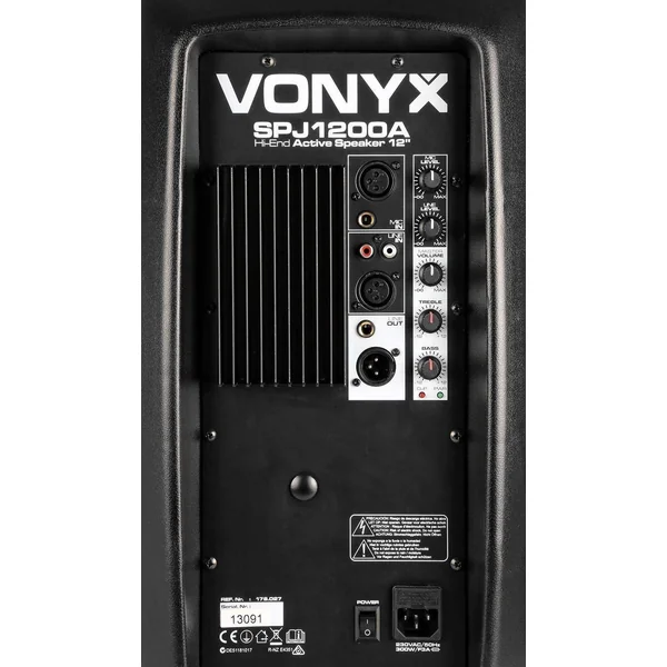 Vonyx SPJ-1200A - Sono Portable 12" 600 Watts