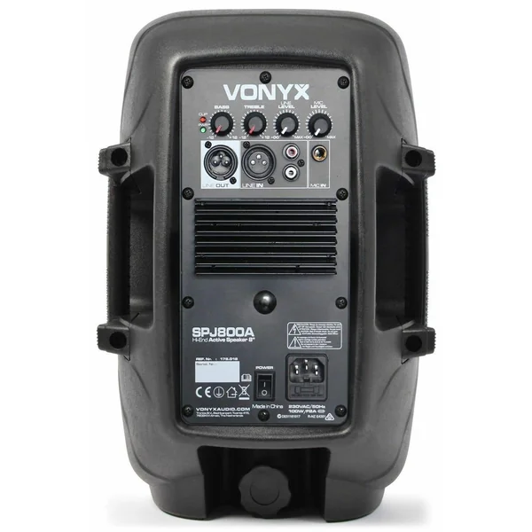 Vonyx SPJ-800A - Enceinte Active 8" 200 Watts