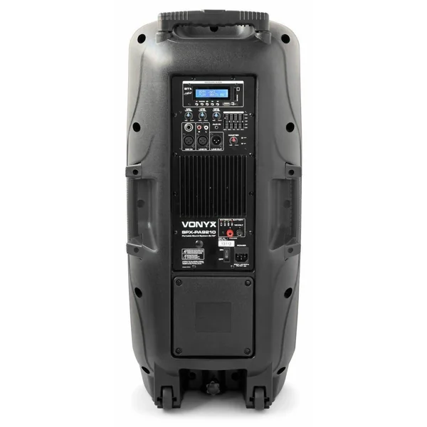 Vonyx SPX-PA921 - Enceinte Sono avec Deux Micros UHF, 1000W, BT/USB/SD/MP3
