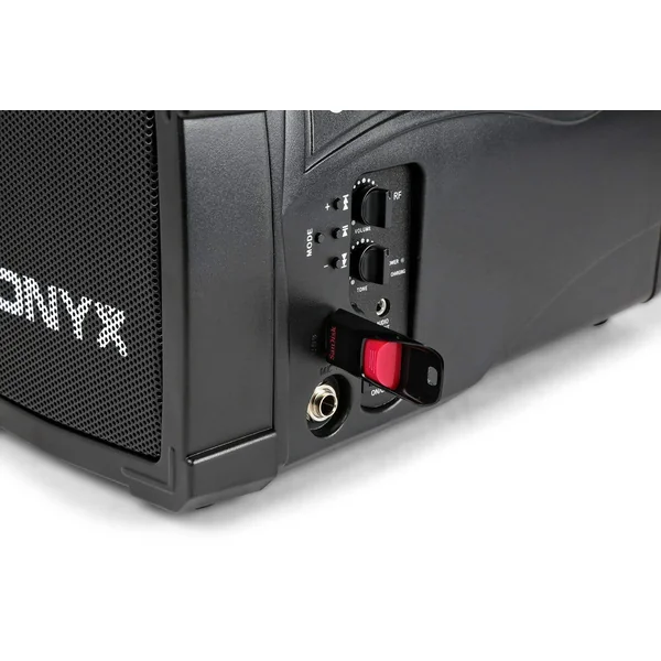 Vonyx ST012- Système Amplifié sur Batterie + Système Micro-Casque et Micro-Cravate, 30 Watts RMS