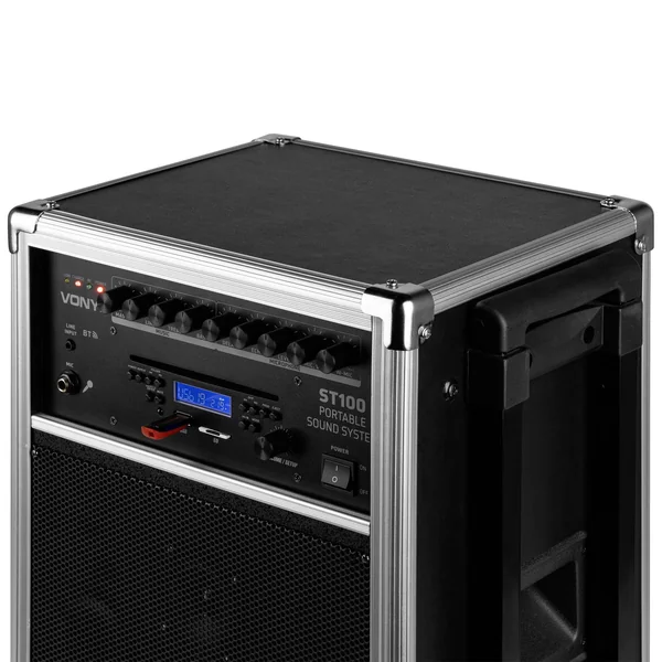Vonyx ST100 MK2 Système Sono Portable 8" Bluetooth/CD/MP3, Enceinte Active 8"