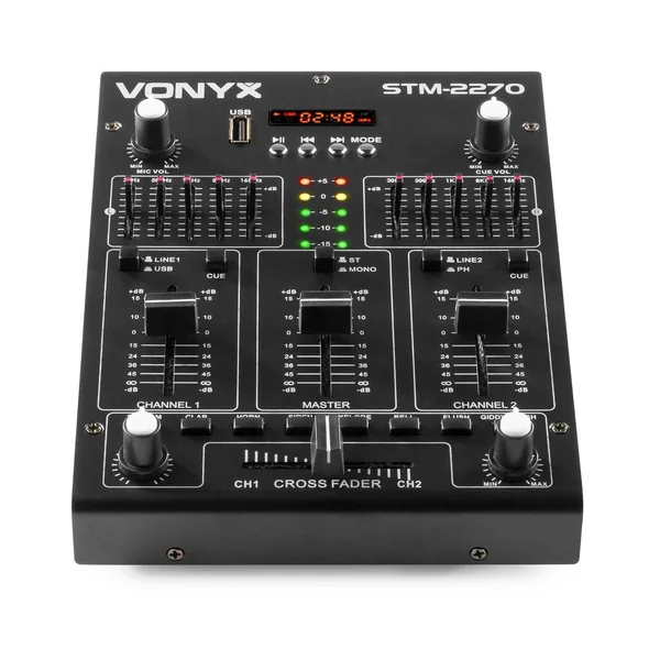 Vonyx STM2270 - Table de Mixage DJ 4 Canaux, Entrée USB, Bluetooth