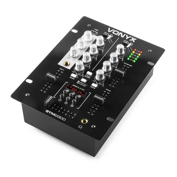 Vonyx STM-2300 - Table de Mixage 2 Canaux, Entrée RCA Phono/Ligne Commutable