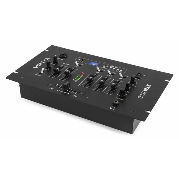 Vonyx STM2500 - Table de Mixage 5 Canaux, Technologie Bluetooth sans Fil, Port USB