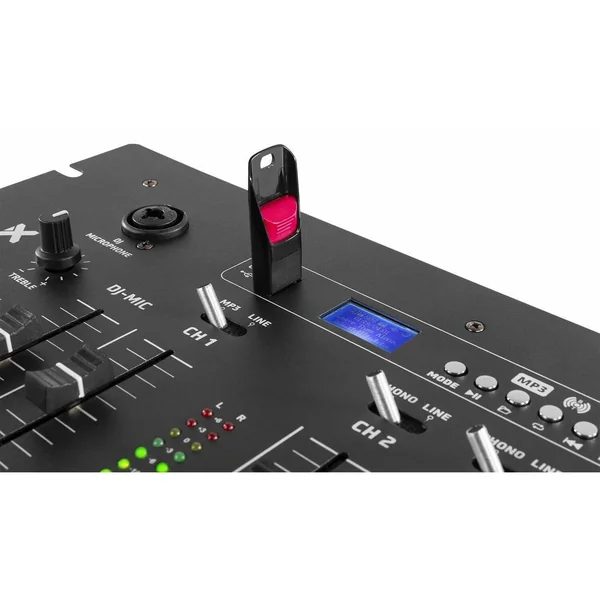 Vonyx STM2500 - Table de Mixage 5 Canaux, Technologie Bluetooth sans Fil, Port USB