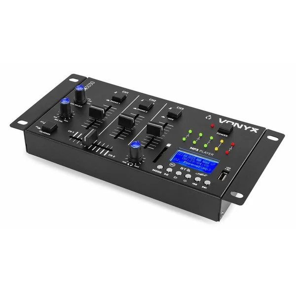 Vonyx STM3030 - Table de Mixage DJ 4 Canaux, Entrée USB, Bluetooth