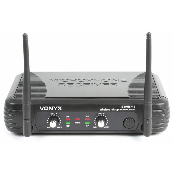 Vonyx STWM712 - Système Micro sans Fil VHF 2 canaux