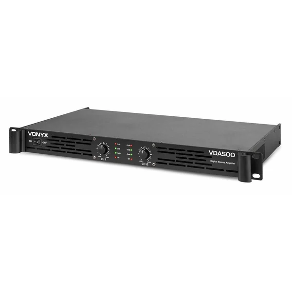 Vonyx VDA500 Amplificateur Professionnel 2x 250W Classe D - Noir